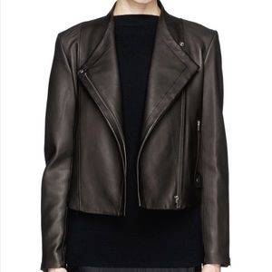 theory leather jacket womens